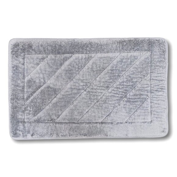 Gray Memory Foam Bath Mat - Picture 10 of 12